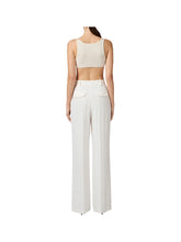 ELISABETTA FRANCHI 2USCITA Elisabetta Franchi Pantalone Donna Avorio Avorio